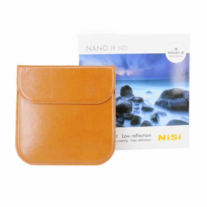 NiSi 100x100mm Nano IR Neutral Density filter – ND64 (1.8) – 6 Stop NiSi 100mm Square Filter System | NiSi Optics USA | 2