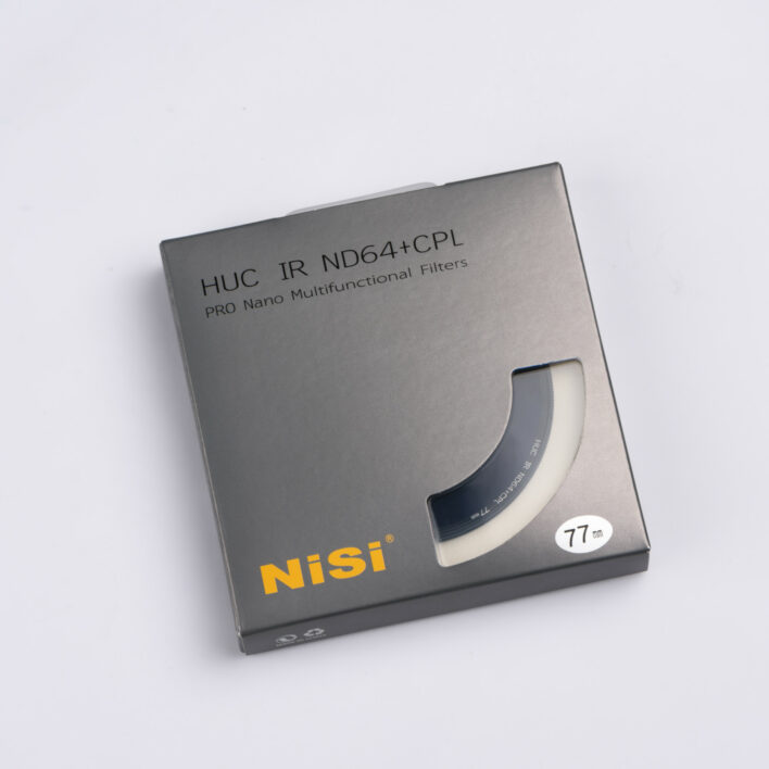 NiSi HUC PRO Nano IR ND64 + CPL 82mm Multifunctional Filter Circular Multifunctional ND+CPL Filters | NiSi Optics USA | 5