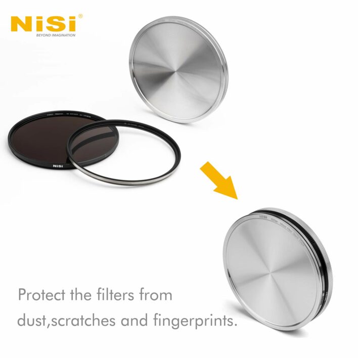NiSi 72mm Metal Stack Caps Circular Filter Accessories | NiSi Optics USA | 2