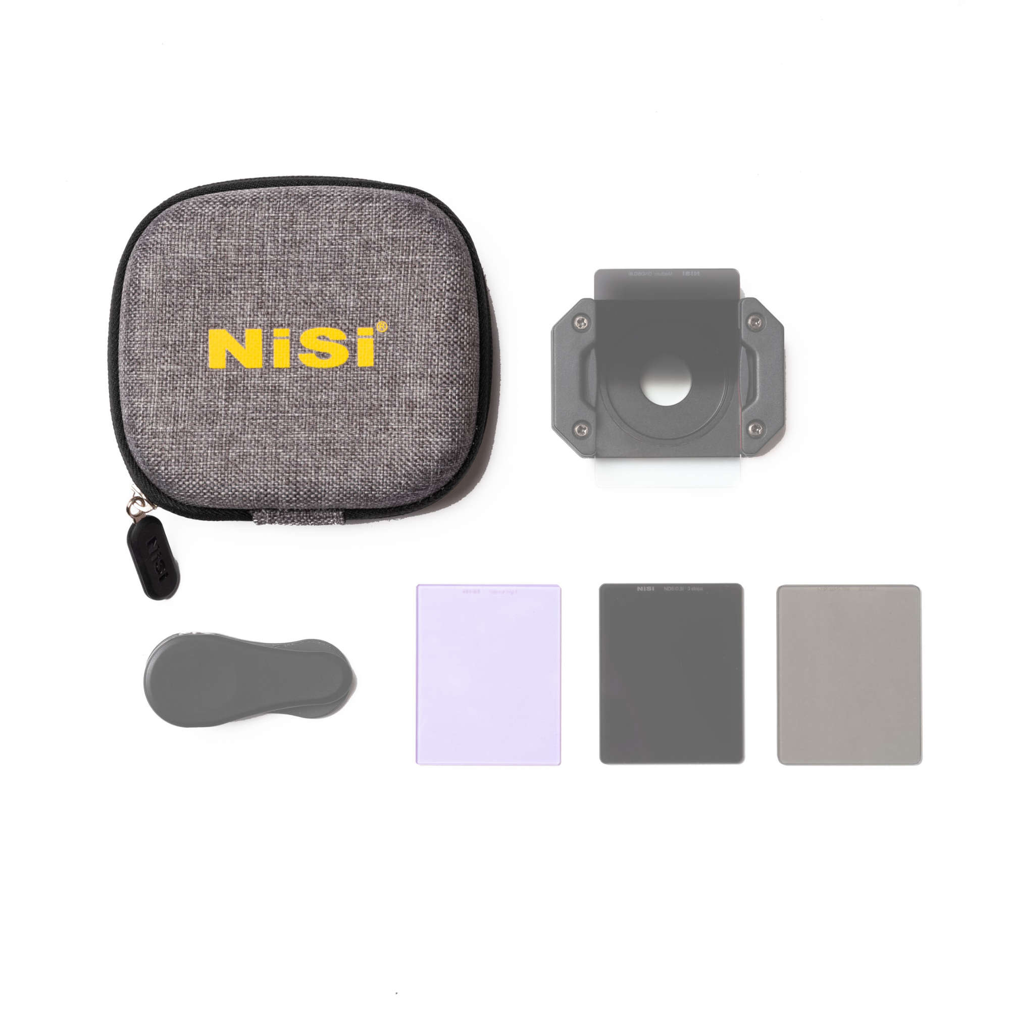 Kit de filtros para Objetivo de teléfono Nisi-Prosories P1 GND Medio + Polarizer + Soporte de Filtro con paño JYPHOTO