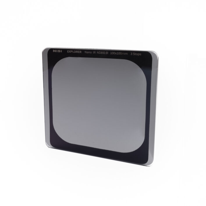 NiSi Explorer Collection 100x100mm Nano IR Neutral Density filter – ND8 (0.9) – 3 Stop NiSi 100mm Square Filter System | NiSi Optics USA | 2