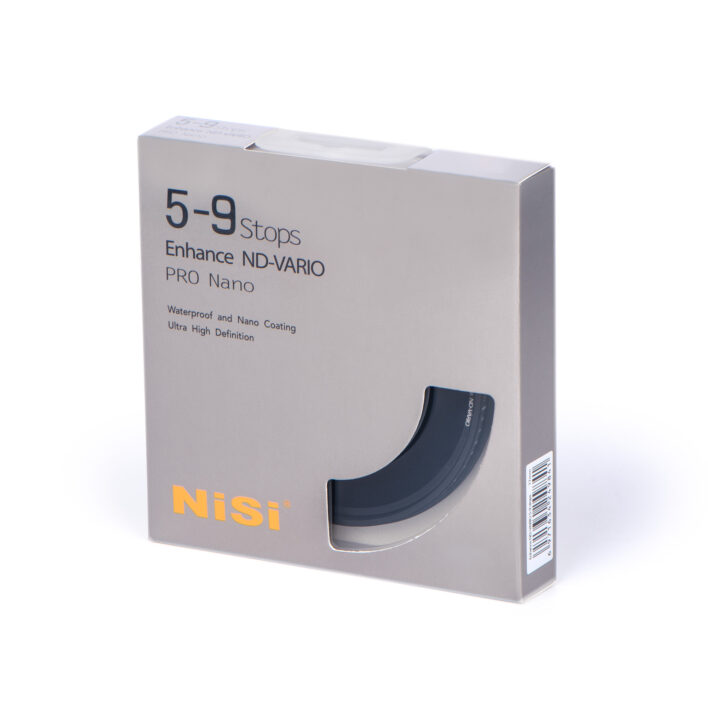 NiSi 58mm ND-VARIO Pro Nano 5-9 stops Enhanced Variable ND Open Box | NiSi Optics USA | 12