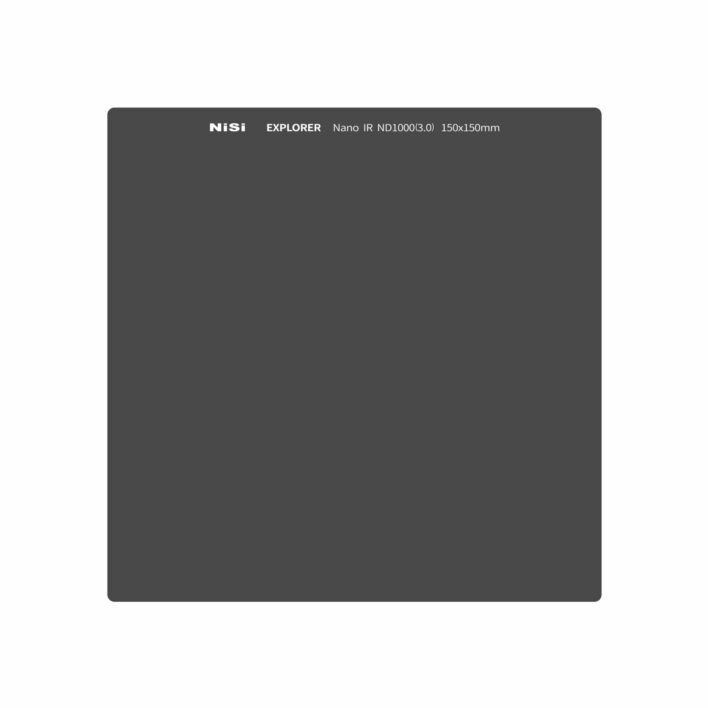 NiSi Explorer Collection 150x150mm Nano IR Neutral Density filter – ND1000 (3.0) – 10 Stop NiSi 150mm Square Filter System | NiSi Optics USA |
