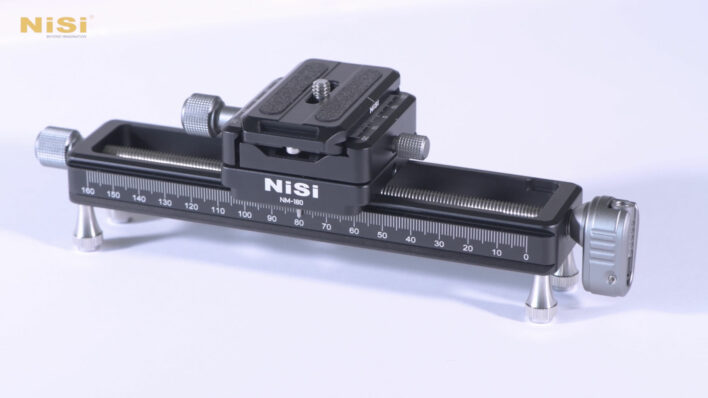 NiSi Macro Focusing Rail NM-180 with 360 Degree Rotating Clamp Close Up Lens | NiSi Optics USA | 13