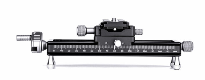 NiSi Macro Focusing Rail NM-180 with 360 Degree Rotating Clamp Close Up Lens | NiSi Optics USA | 3