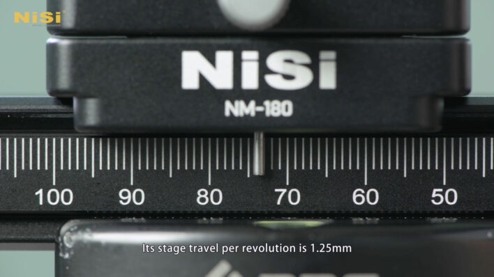 NiSi Macro Focusing Rail NM-180 with 360 Degree Rotating Clamp Close Up Lens | NiSi Optics USA | 15