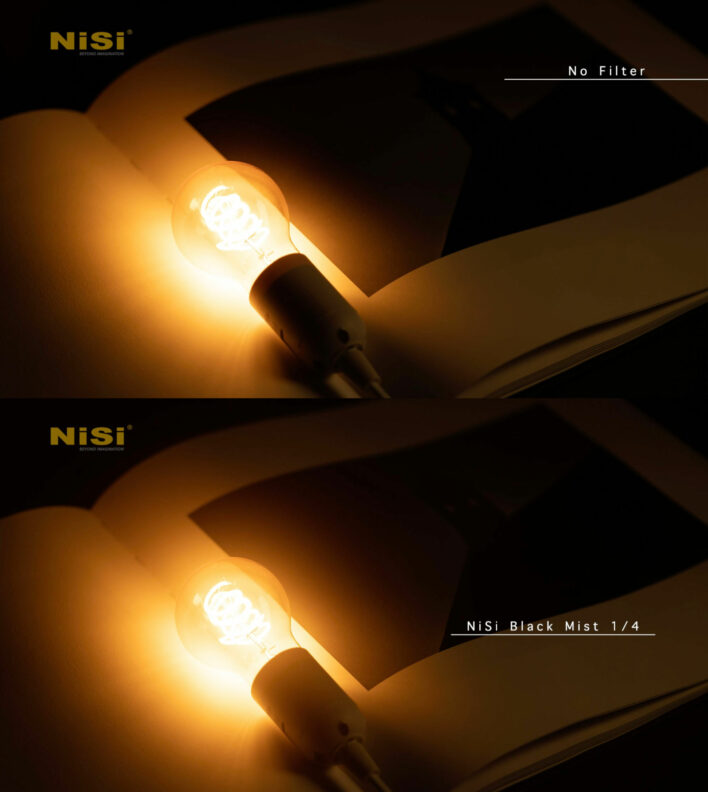 NiSi 67mm Circular Black Mist 1/4 Black Mist Single Filter | NiSi Optics USA | 8