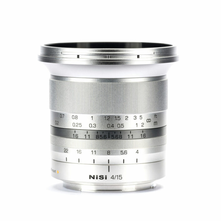 NiSi 15mm f/4 Sunstar Super Wide Angle Full Frame ASPH Lens in Silver (Canon RF Mount) NiSi Sunstar Super Wide Angle Lenses | NiSi Optics USA |