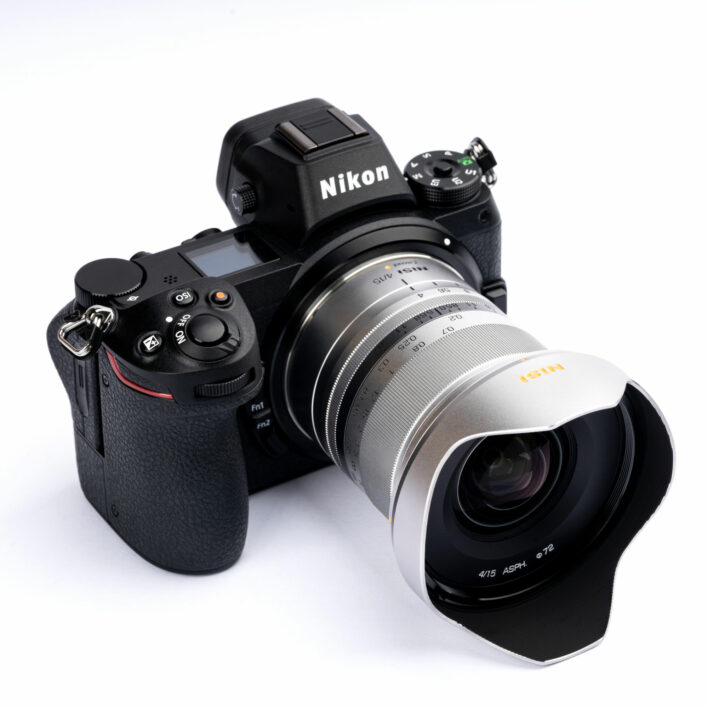 NiSi 15mm f/4 Sunstar Super Wide Angle Full Frame ASPH Lens in Silver (Nikon Z Mount) Nikon Z Mount | NiSi Optics USA | 4