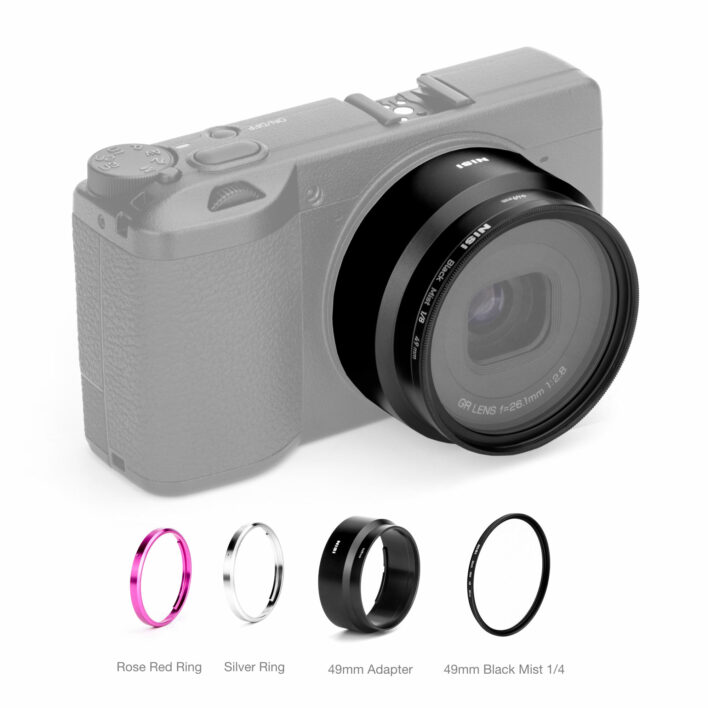 NiSi Black Mist Filter Kit for Ricoh GR3x Filter Systems for Compact Cameras | NiSi Optics USA |