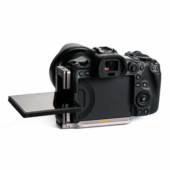NiSi PRO NLP-CG Adjustable L Bracket for Camera with Flip Out Screen (Tripod mount point in the middle of the camera base) NiSi Quick Release Plates | NiSi Optics USA | 15