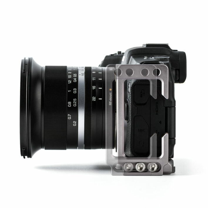 NiSi PRO NLP-CG Adjustable L Bracket for Camera with Flip Out Screen (Tripod mount point in the middle of the camera base) Quick Release Plates | NiSi Optics USA | 19