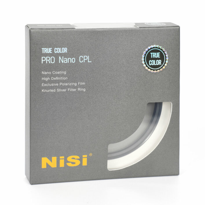 NiSi 58mm True Color Pro Nano CPL Circular Polarizing Filter Circular CPL Polarizer Filter | NiSi Optics USA | 8