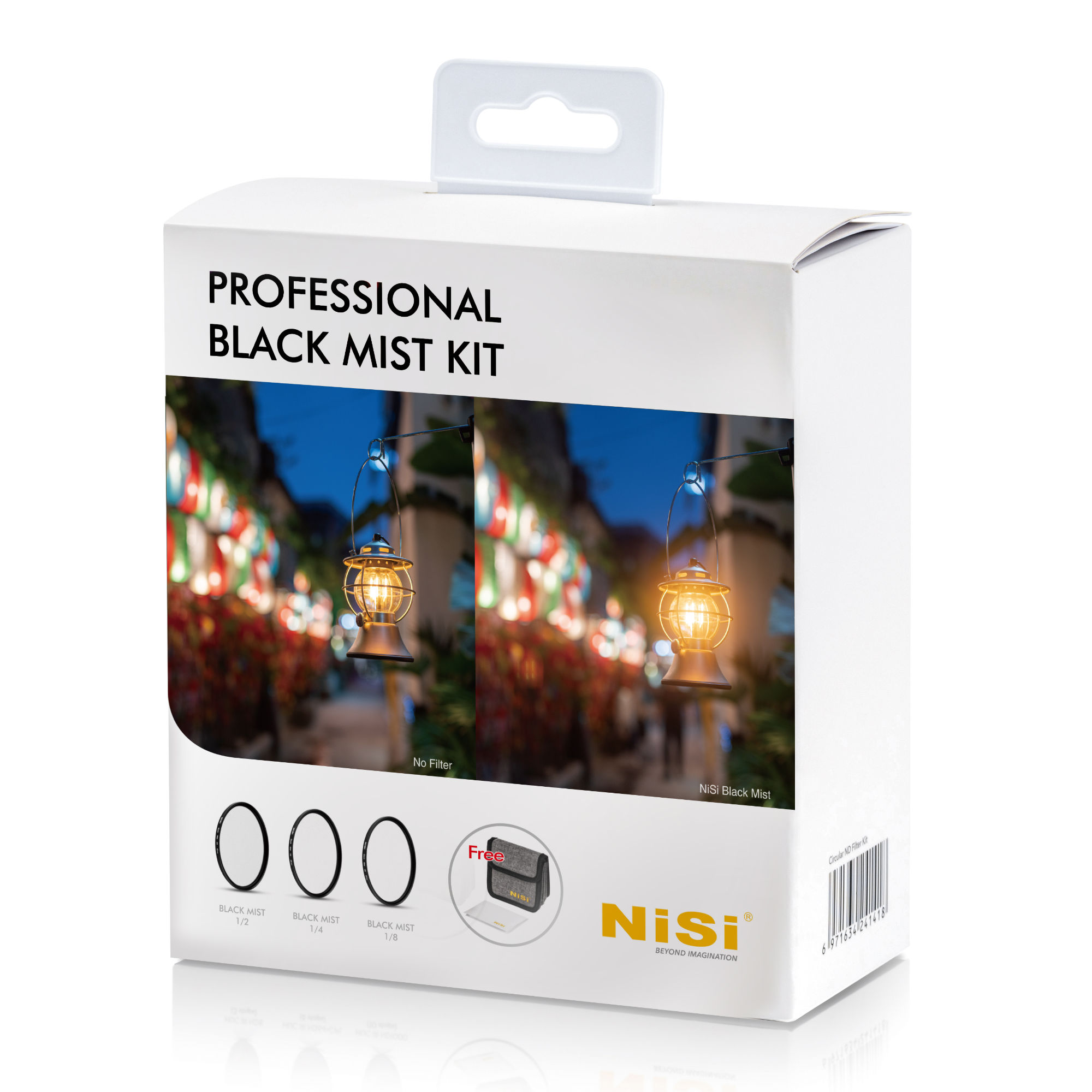 NiSi 49mm Professional Black Mist Kit with 1/2, 1/4, 1/8 and Case