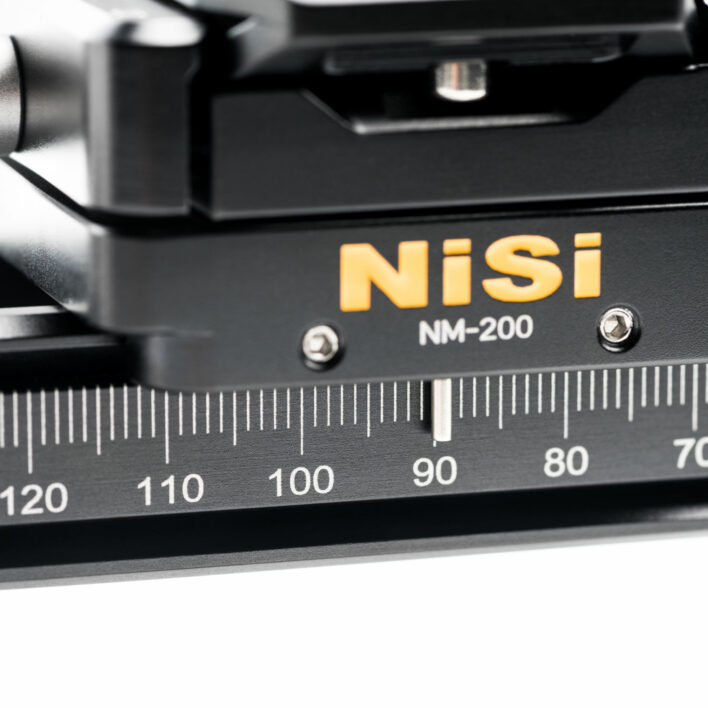 NiSi Quick Adjustment Macro Focusing Rail NM-200 with 360 Degree Rotating Clamp Close Up Lens | NiSi Optics USA | 9