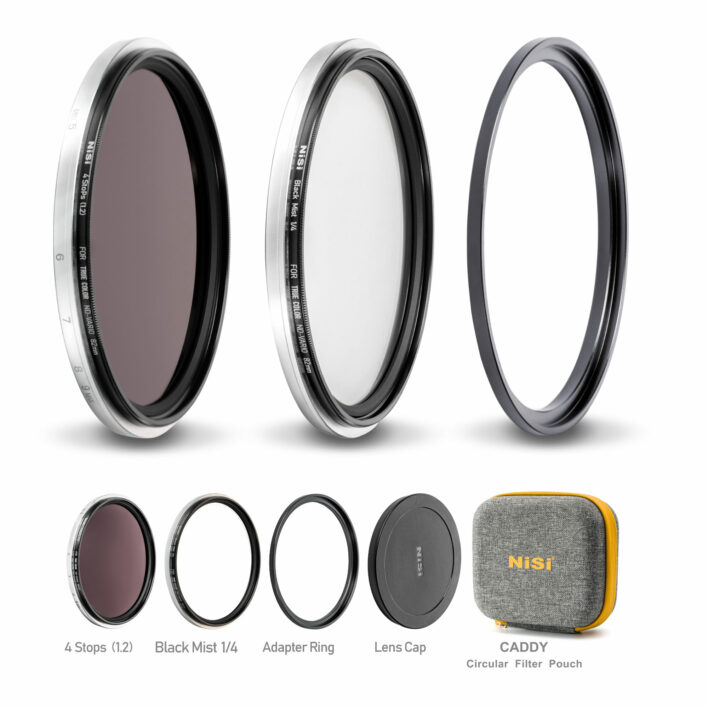 NiSi Swift Add On Kit for NiSi 95mm Swift True Color VND 1-5 Stops (4 Stop ND + Black Mist 1/4) NiSi Circular Filter | NiSi Optics USA | 2