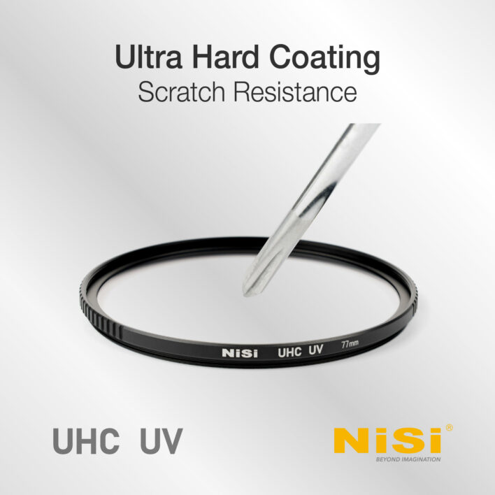 NiSi 82mm UHC UV Protection Filter with 18 Multi-Layer Coatings UHD | Ultra Hard Coating | Nano Coating | Scratch Resistant Ultra-Slim UV Filter UHC UV (Aluminum Frame) | NiSi Optics USA | 15