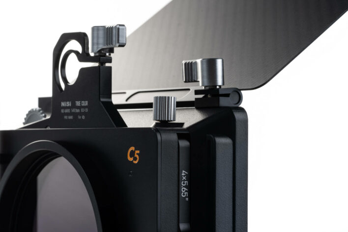 NiSi Cinema C5 Matte Box Filmmaker Kit (Matte Box, VND 1-5 Stops, 4 Stop ND, Black Mist 1/8, Adaptors and Pouch) C5 Matte Box System | NiSi Optics USA | 12