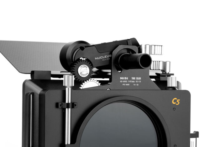 NiSi Cinema C5 Matte Box Filmmaker Kit (Matte Box, VND 1-5 Stops, 4 Stop ND, Black Mist 1/8, Adaptors and Pouch) C5 Matte Box System | NiSi Optics USA | 14