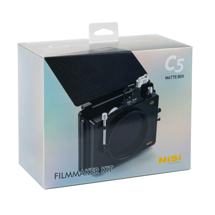 NiSi Cinema C5 Matte Box Filmmaker Kit (Matte Box, VND 1-5 Stops, 4 Stop ND, Black Mist 1/8, Adaptors and Pouch) C5 Matte Box System | NiSi Optics USA | 21