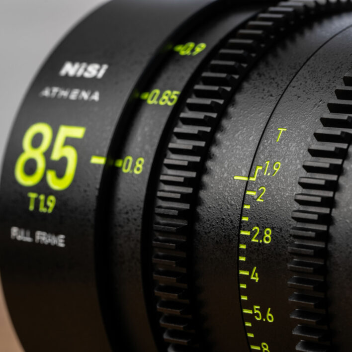 NiSi ATHENA PRIME Full Frame Cinema Lens Kit with 5 Lenses 14mm T2.4, 25mm T1.9, 35mm T1.9, 50mm T1.9, 85mm T1.9 + Hard Case (RF Mount) NiSi Athena Cinema Lenses | NiSi Optics USA | 14