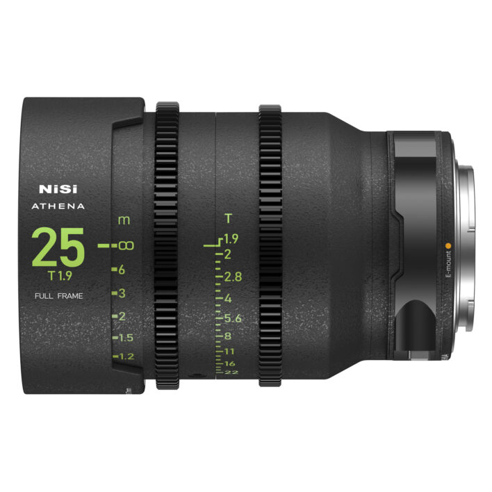 NiSi 25mm ATHENA PRIME Full Frame Cinema Lens T1.9 (E Mount) E Mount | NiSi Optics USA |