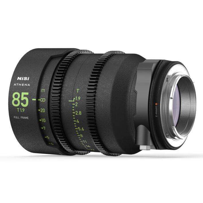 NiSi 85mm ATHENA PRIME Full Frame Cinema Lens T1.9 (E Mount) E Mount | NiSi Optics USA | 2