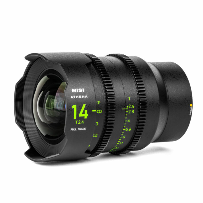 NiSi ATHENA PRIME Full Frame Cinema Lens Kit with 5 Lenses 14mm T2.4, 25mm T1.9, 35mm T1.9, 50mm T1.9, 85mm T1.9 + Hard Case (E Mount | No Drop In Filter) E Mount | NiSi Optics USA | 3