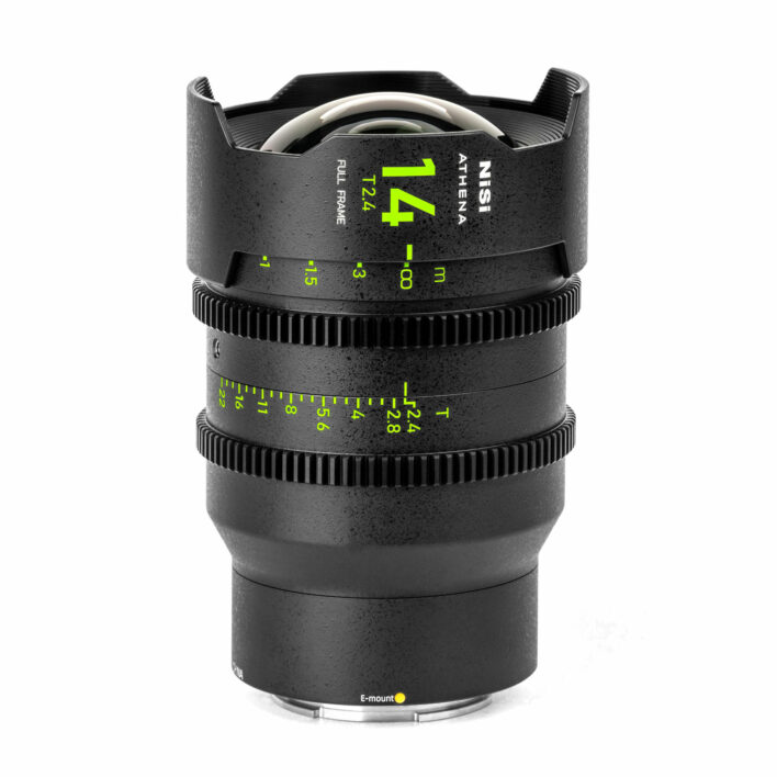 NiSi ATHENA PRIME Full Frame Cinema Lens Kit with 5 Lenses 14mm T2.4, 25mm T1.9, 35mm T1.9, 50mm T1.9, 85mm T1.9 + Hard Case (E Mount | No Drop In Filter) E Mount | NiSi Optics USA | 4