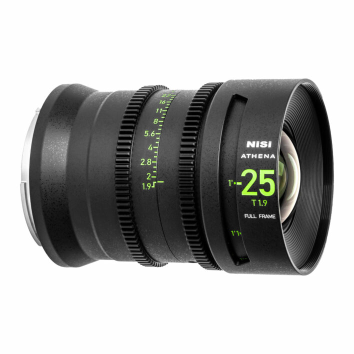 NiSi 25mm ATHENA PRIME Full Frame Cinema Lens T1.9 (G Mount | No Drop In Filter) G Mount | NiSi Optics USA |