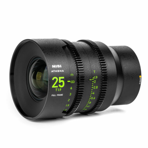 NiSi 25mm ATHENA PRIME Full Frame Cinema Lens T1.9 (E Mount | No Drop In Filter) E Mount | NiSi Optics USA |