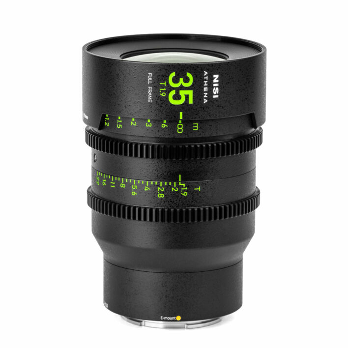 NiSi ATHENA PRIME Full Frame Cinema Lens Kit with 5 Lenses 14mm T2.4, 25mm T1.9, 35mm T1.9, 50mm T1.9, 85mm T1.9 + Hard Case (E Mount | No Drop In Filter) E Mount | NiSi Optics USA | 8