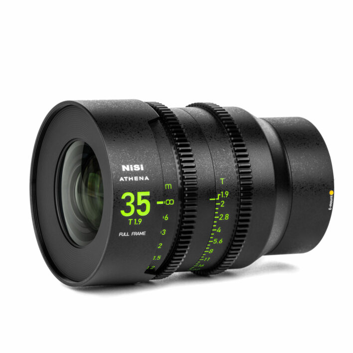 NiSi ATHENA PRIME Full Frame Cinema Lens Kit with 5 Lenses 14mm T2.4, 25mm T1.9, 35mm T1.9, 50mm T1.9, 85mm T1.9 + Hard Case (E Mount | No Drop In Filter) E Mount | NiSi Optics USA | 7