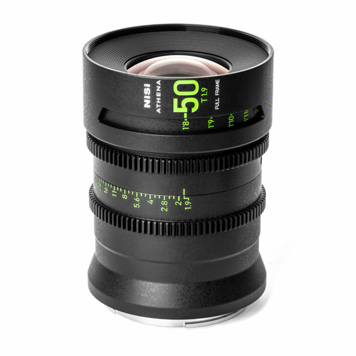 NiSi 50mm ATHENA PRIME Full Frame Cinema Lens T1.9 (G Mount | No Drop In Filter) G Mount | NiSi Optics USA | 2