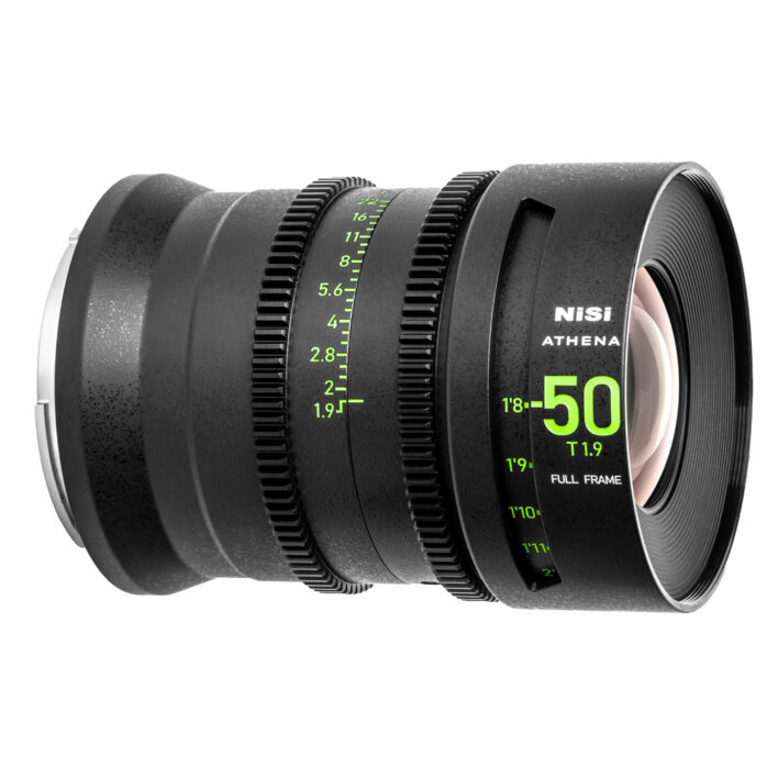 NiSi 50mm ATHENA PRIME Full Frame Cinema Lens T1.9 (G Mount | No Drop In Filter) G Mount | NiSi Optics USA |