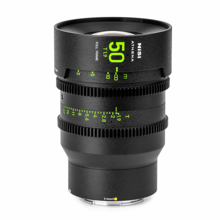 NiSi ATHENA PRIME Full Frame Cinema Lens Kit with 5 Lenses 14mm T2.4, 25mm T1.9, 35mm T1.9, 50mm T1.9, 85mm T1.9 + Hard Case (E Mount | No Drop In Filter) E Mount | NiSi Optics USA | 10