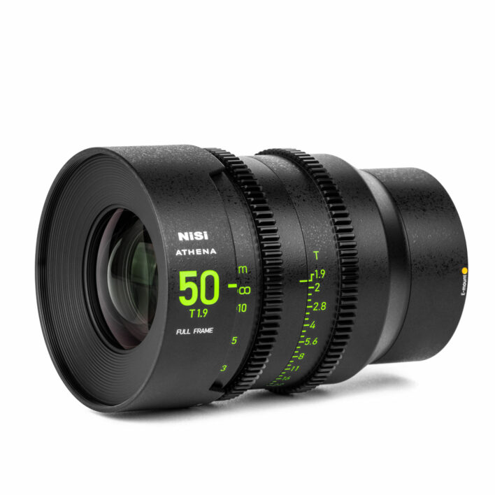NiSi ATHENA PRIME Full Frame Cinema Lens Kit with 5 Lenses 14mm T2.4, 25mm T1.9, 35mm T1.9, 50mm T1.9, 85mm T1.9 + Hard Case (E Mount | No Drop In Filter) E Mount | NiSi Optics USA | 9