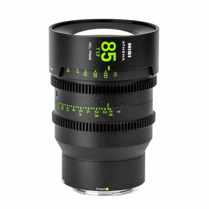 NiSi ATHENA PRIME Full Frame Cinema Lens Kit with 5 Lenses 14mm T2.4, 25mm T1.9, 35mm T1.9, 50mm T1.9, 85mm T1.9 + Hard Case (E Mount | No Drop In Filter) E Mount | NiSi Optics USA | 12