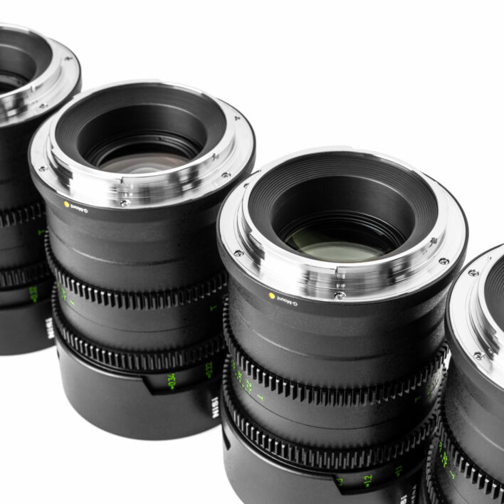 NiSi ATHENA PRIME Full Frame Cinema Lens Kit with 5 Lenses 14mm T2.4, 25mm T1.9, 35mm T1.9, 50mm T1.9, 85mm T1.9 + Hard Case (G Mount | No Drop In Filter) G Mount | NiSi Optics USA | 20