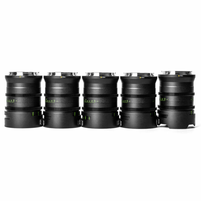 NiSi ATHENA PRIME Full Frame Cinema Lens Kit with 5 Lenses 14mm T2.4, 25mm T1.9, 35mm T1.9, 50mm T1.9, 85mm T1.9 + Hard Case (G Mount | No Drop In Filter) G Mount | NiSi Optics USA | 4