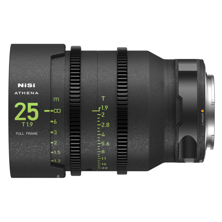 NiSi 25mm ATHENA PRIME Full Frame Cinema Lens T1.9 (L Mount) L Mount | NiSi Optics USA |