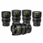 NiSi ATHENA PRIME Full Frame Cinema Lens Kit with 5 Lenses 14mm T2.4, 25mm T1.9, 35mm T1.9, 50mm T1.9, 85mm T1.9 + Hard Case (E Mount | No Drop In Filter) E Mount | NiSi Optics USA | 2