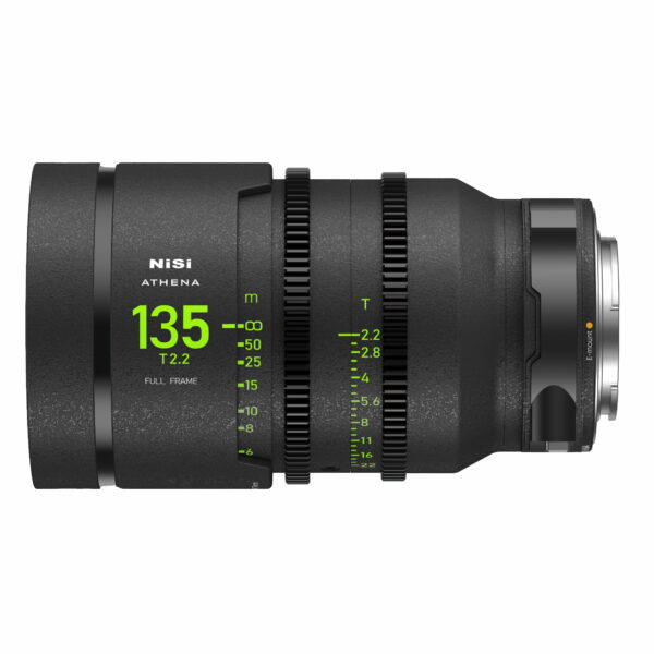 NiSi 135mm ATHENA PRIME Full Frame Cinema Lens T2.2 (E Mount) E Mount | NiSi Optics USA |