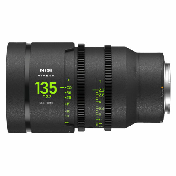 NiSi 135mm ATHENA PRIME Full Frame Cinema Lens T2.2 (E Mount | No Drop In Filter) E Mount | NiSi Optics USA |