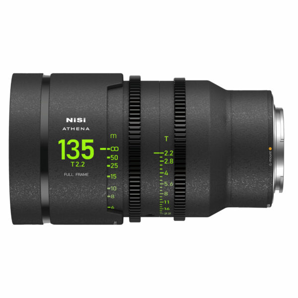 NiSi 135mm ATHENA PRIME Full Frame Cinema Lens T2.2 (G Mount | No Drop In Filter) G Mount | NiSi Optics USA |