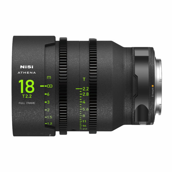 NiSi 18mm ATHENA PRIME Full Frame Cinema Lens T2.2 (E Mount) E Mount | NiSi Optics USA |