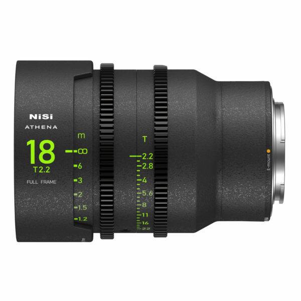 NiSi 18mm ATHENA PRIME Full Frame Cinema Lens T2.2 (E Mount | No Drop In Filter) E Mount | NiSi Optics USA | 2