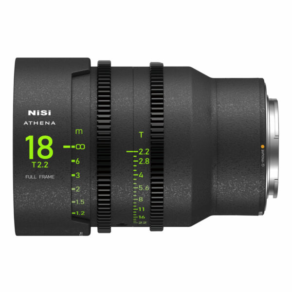 NiSi 18mm ATHENA PRIME Full Frame Cinema Lens T2.2 (G Mount | No Drop In Filter) G Mount | NiSi Optics USA |