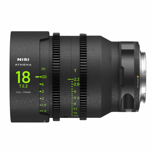 NiSi 18mm ATHENA PRIME Full Frame Cinema Lens T2.2 (RF Mount) NiSi Athena Cinema Lenses | NiSi Optics USA |