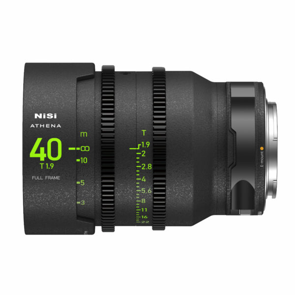 NiSi 40mm ATHENA PRIME Full Frame Cinema Lens T1.9 (E Mount) E Mount | NiSi Optics USA |